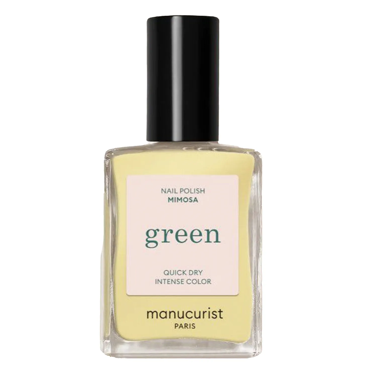Manucurist Mimosa nail polish in a bottle with a black cap