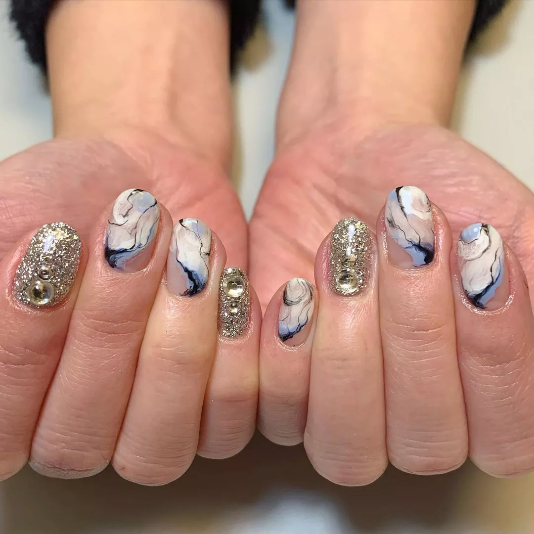 Glitter Marble