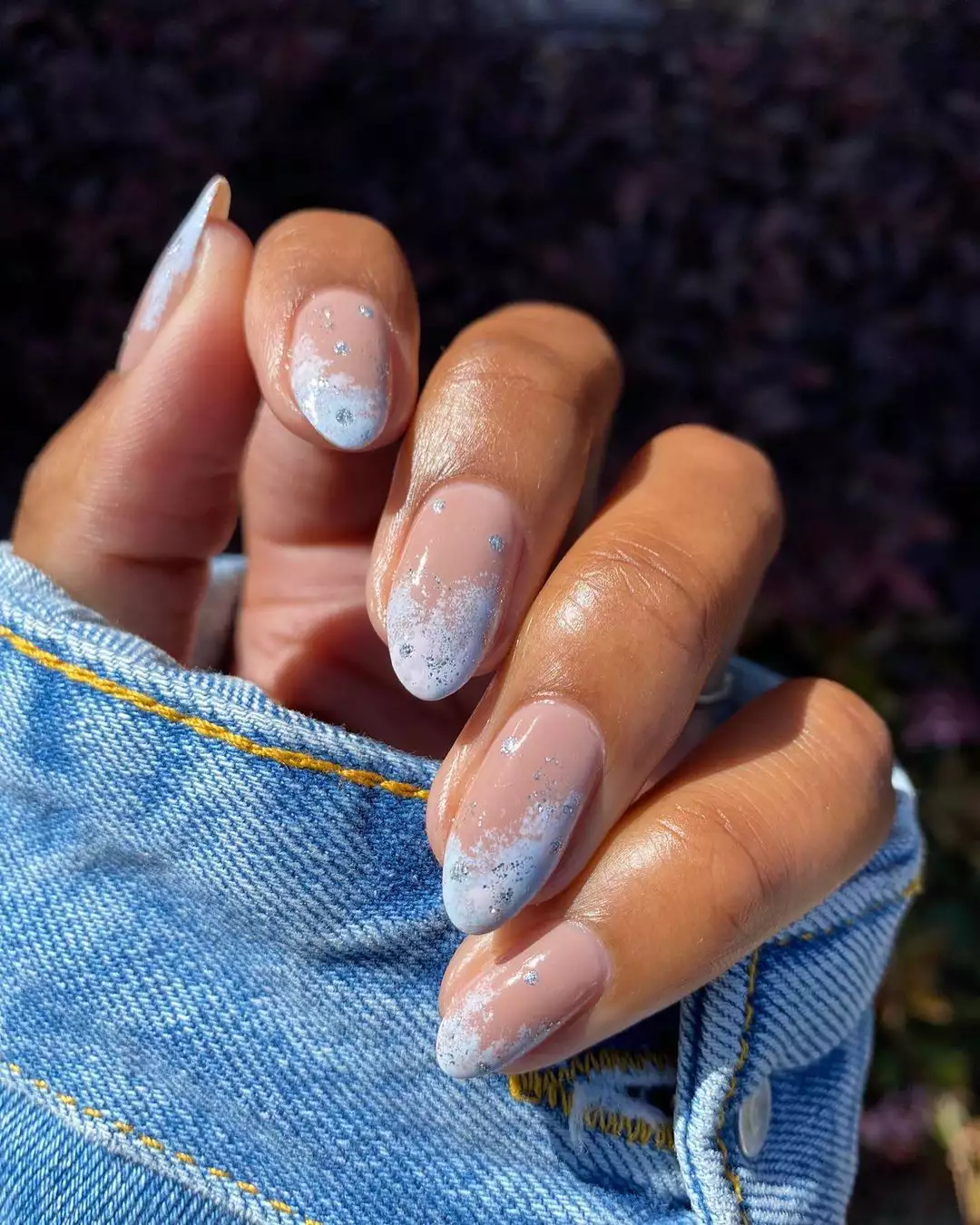 Icy Winter Nails