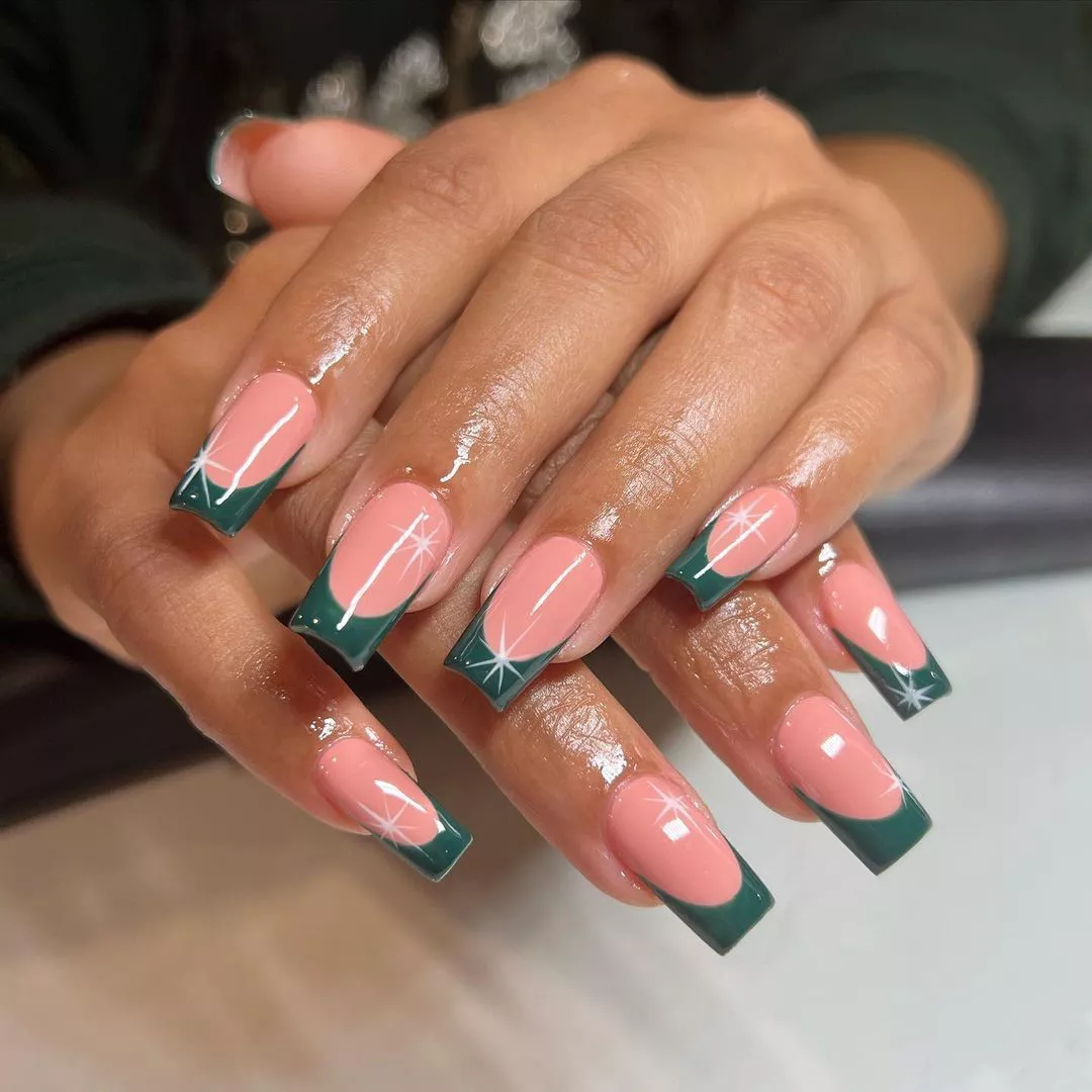 Christmas French Nails Good Tidings, Great Nails