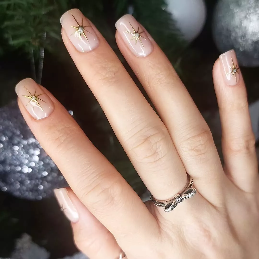 North Star New Years Eve Nails