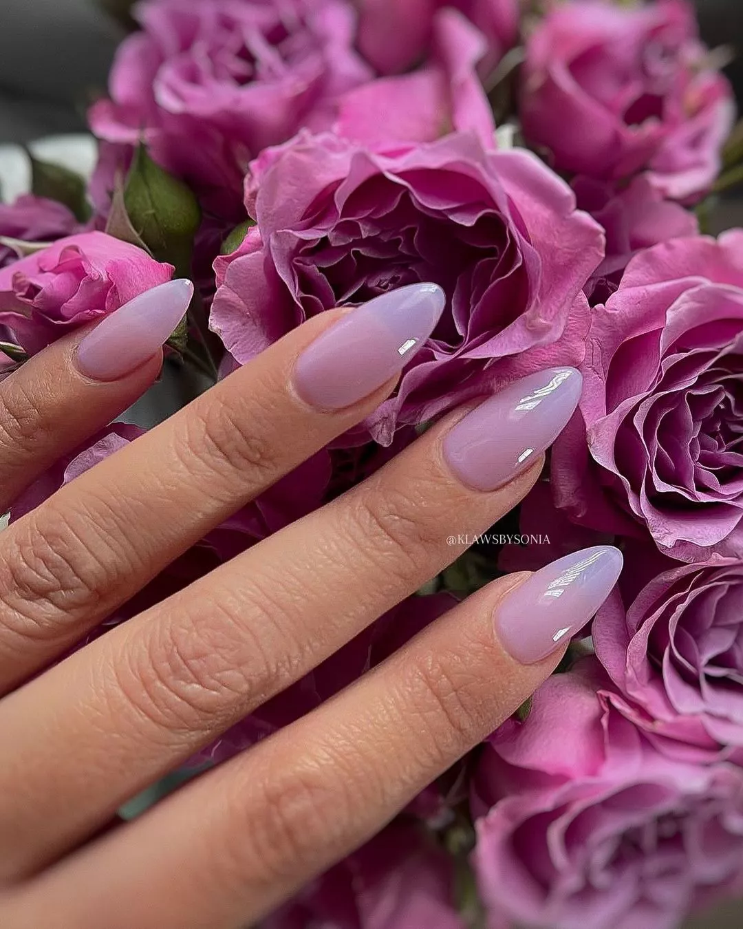 Sagittarius Nails Lavender Jelly