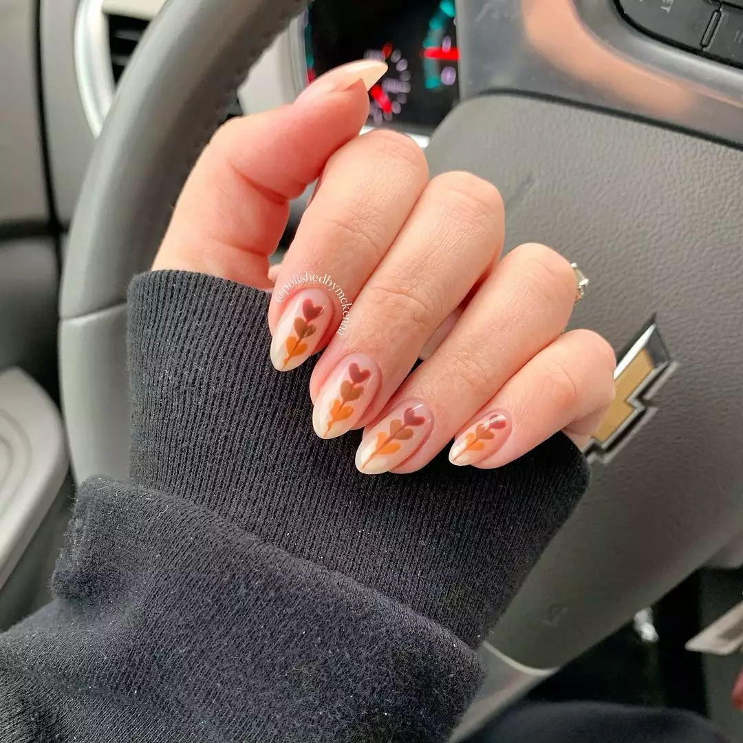 Gratitude Thanksgiving Nails
