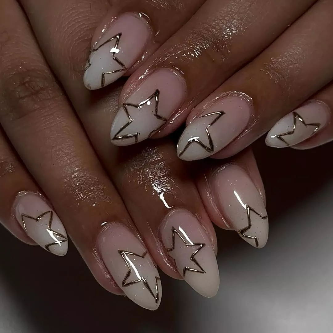 Starlight New Years Eve Nails