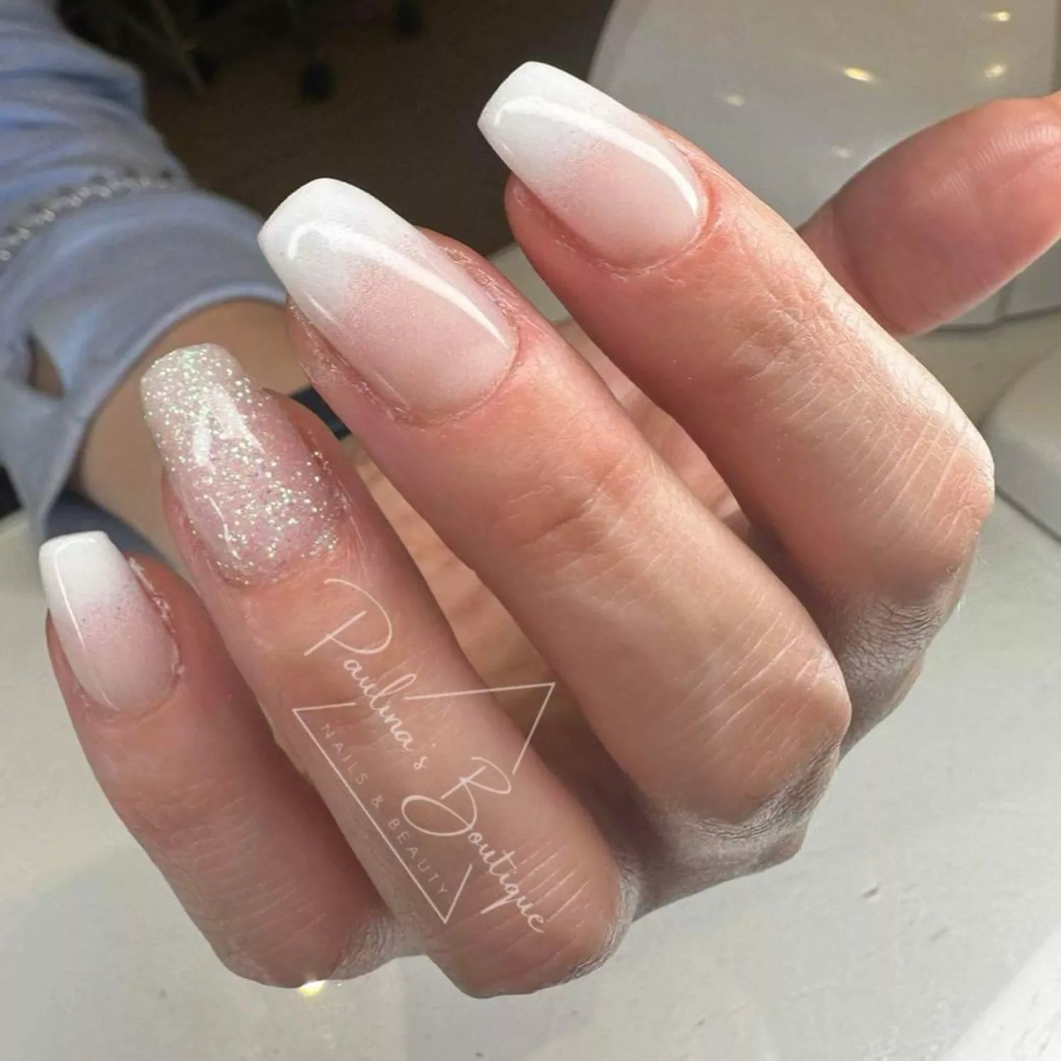 ombre for life White Ombre Nails
