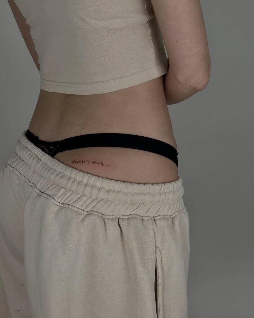 tiny feminine tattoos little line