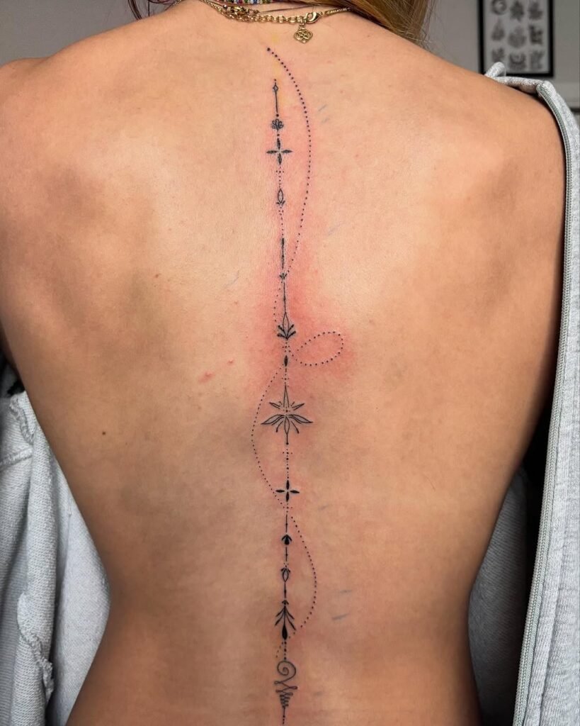 dark feminine tattoos stencil divine thread