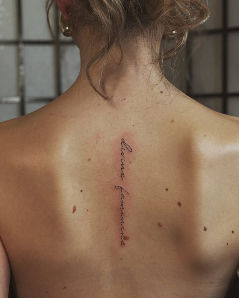 feminine power tattoo sensational