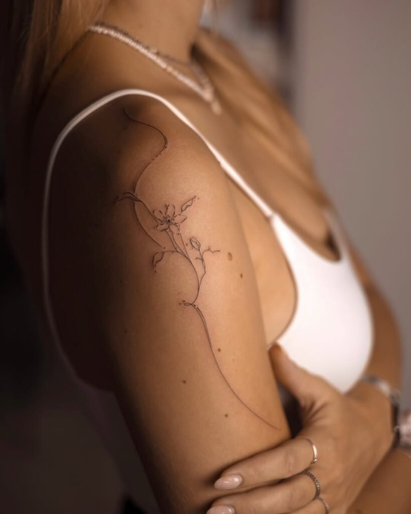 cute feminine tattoos with meaning flora flow