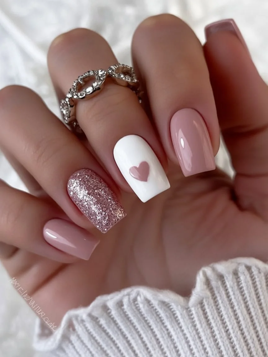 19 February Nails Ideas 2026 to Celebrate Love in Style