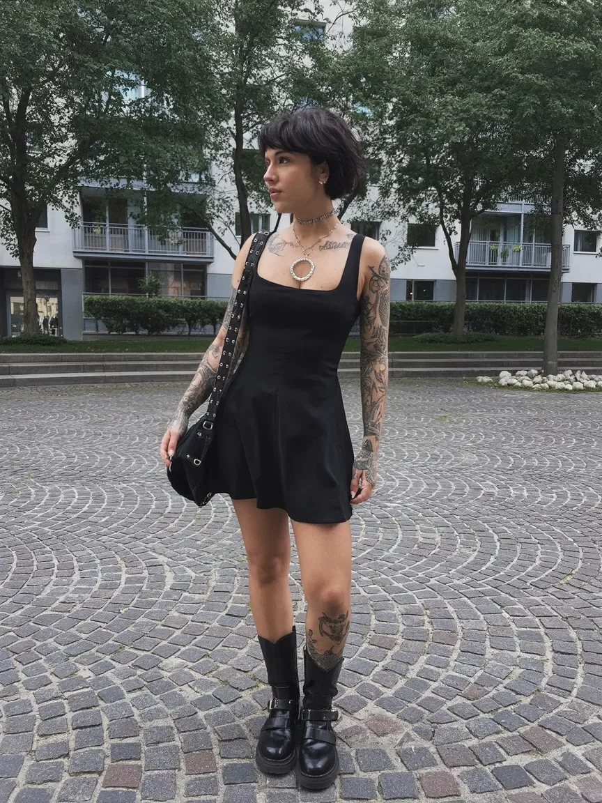 20 Summer Goth Outfits 2026 Ideas That Feel Cool, Dark, and So Easy to Wear