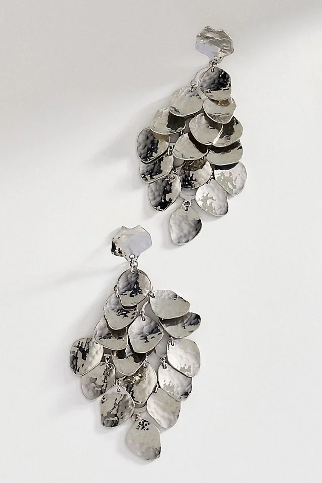accessory Anthropologie Textured Droplet Statement Earrings Anthropologie $58