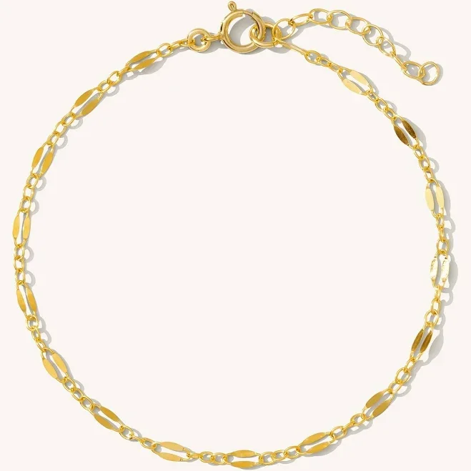 accessory Dainty Sterling Silver Chain Bracelet Simple & Dainty $45