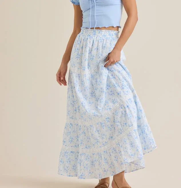 Altar'd State Adalyn Floral Maxi Skirt