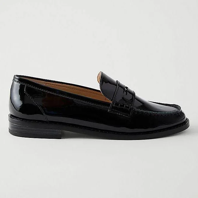 Ann Taylor Women's Weekend Collection Patent Penny Loafers