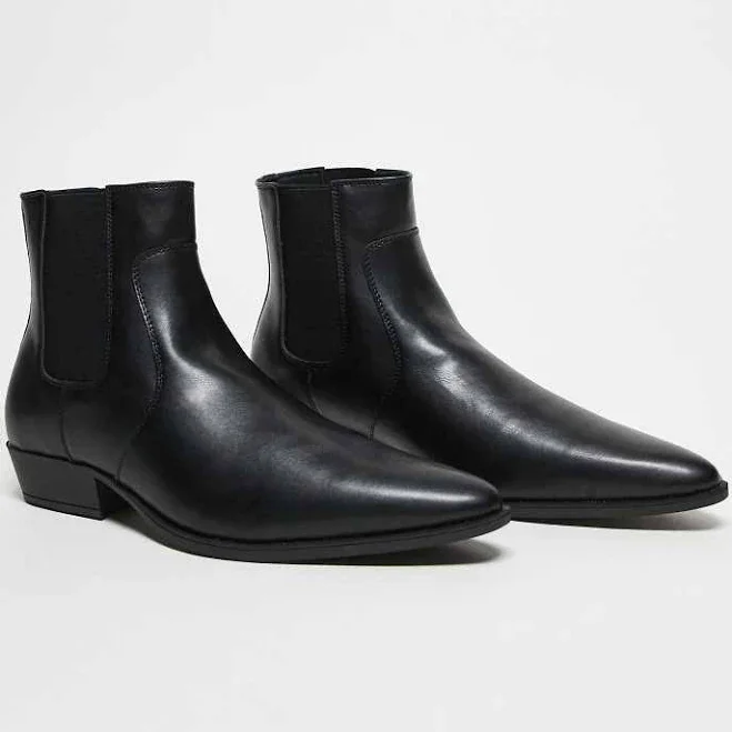 ASOS DESIGN Chelsea Boots with Cuban Heel