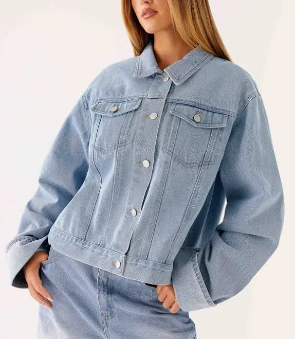 Back Again Oversized Denim Jacket