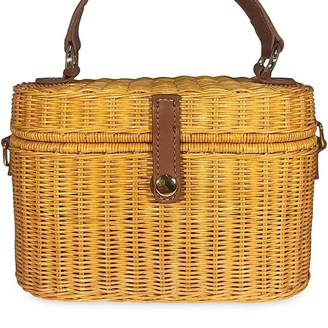bag Serpui Women's Catia Rattan Top-Handle Basket Bag Saks Fifth Avenue $278.6