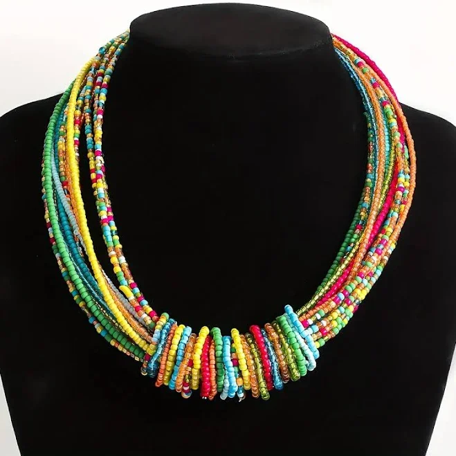 Bohemian Beaded Necklace
