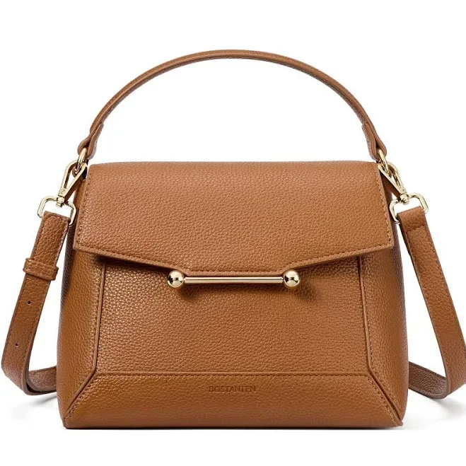 Bostanten Women's Trendy Vegan Leather Crossbody Bag