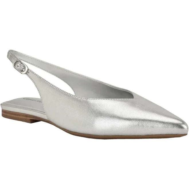 Calvin Klein Women's Galiana Pointy Toe Slingback Flats