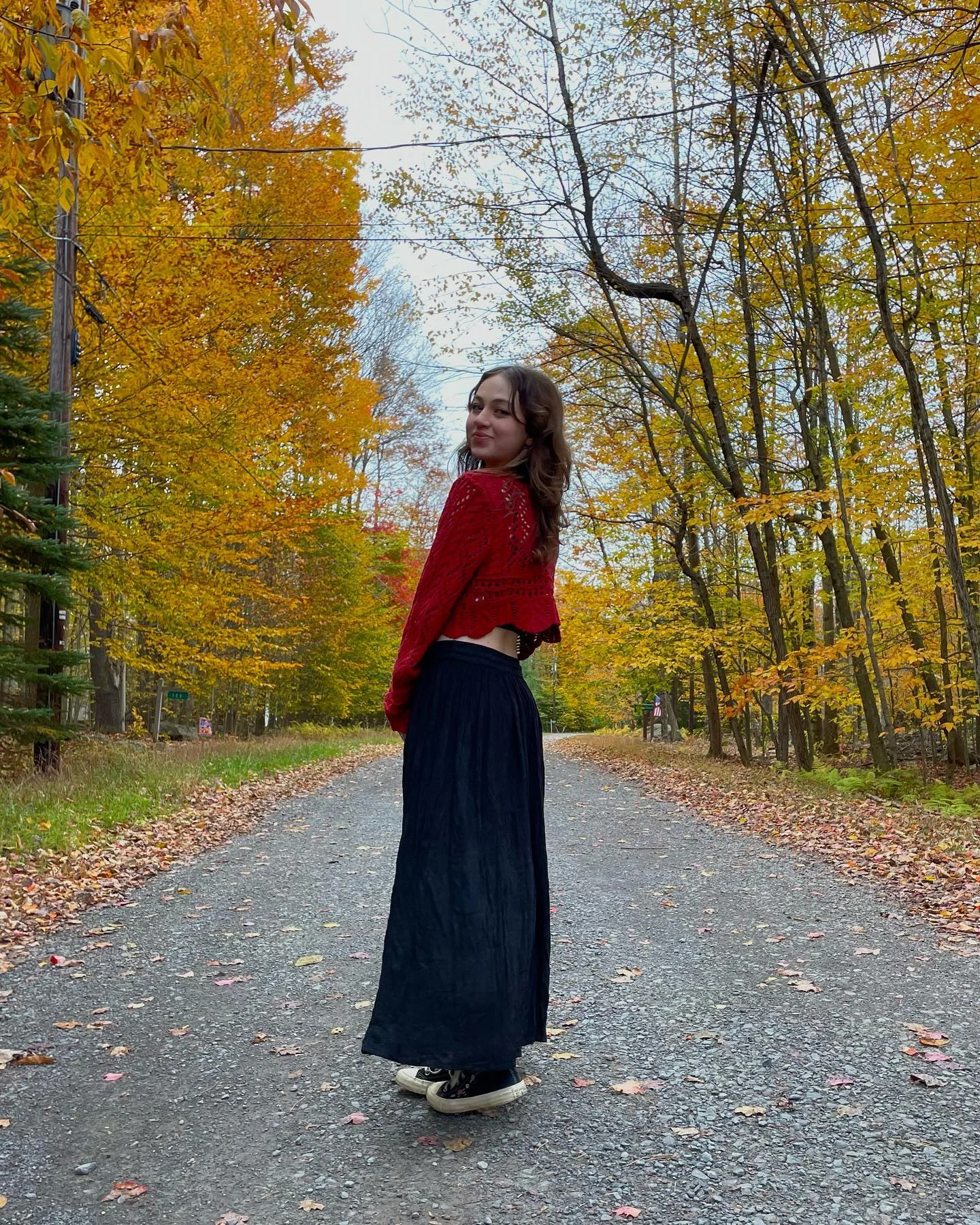 Chic Crochet Top Meet Flowy Maxi Skirt