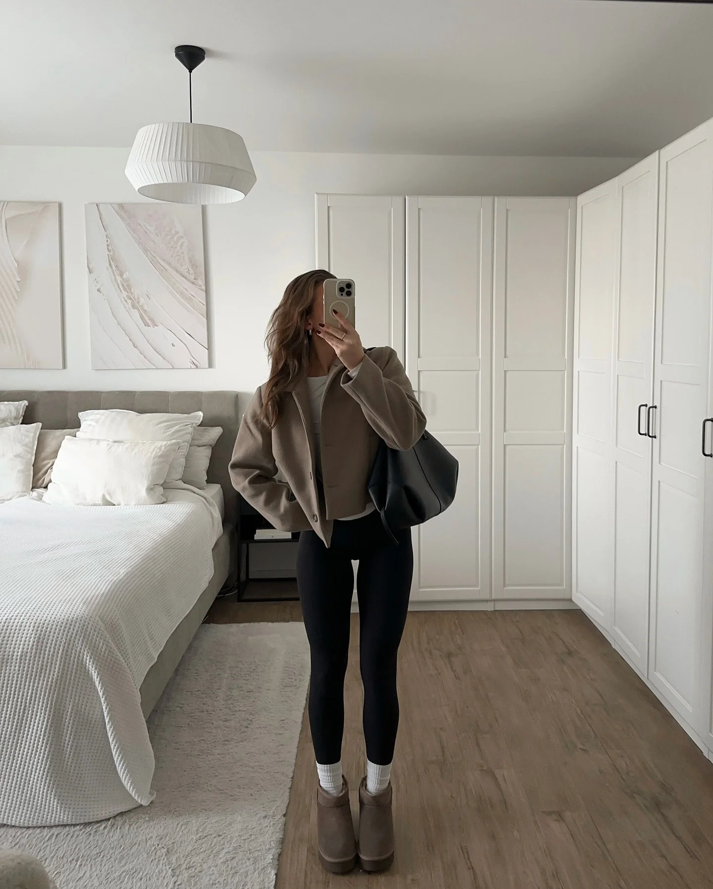 Chic Leggings And Cropped Blazer Combo