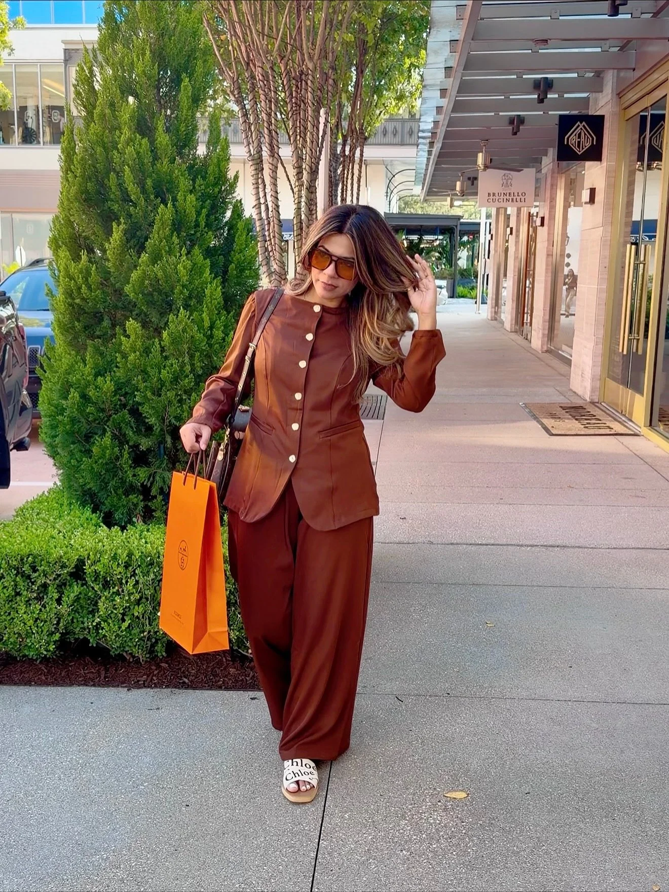 Chocolate Brown Suit For A Chic Fall Birthday