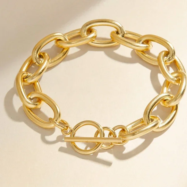 Chunky Gold Chain Bracelet