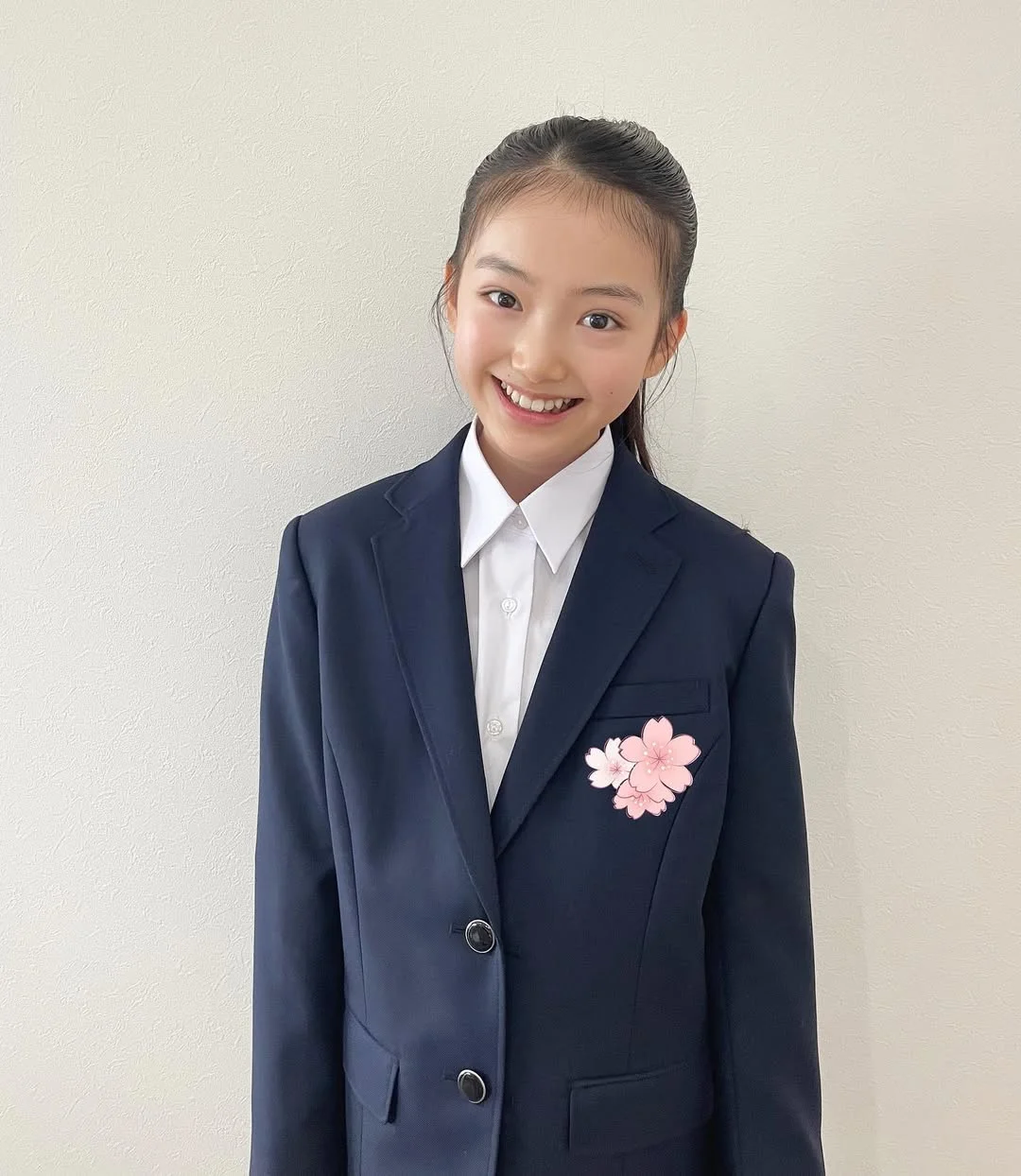 Classic Navy Blazer With White Shirt Uniform