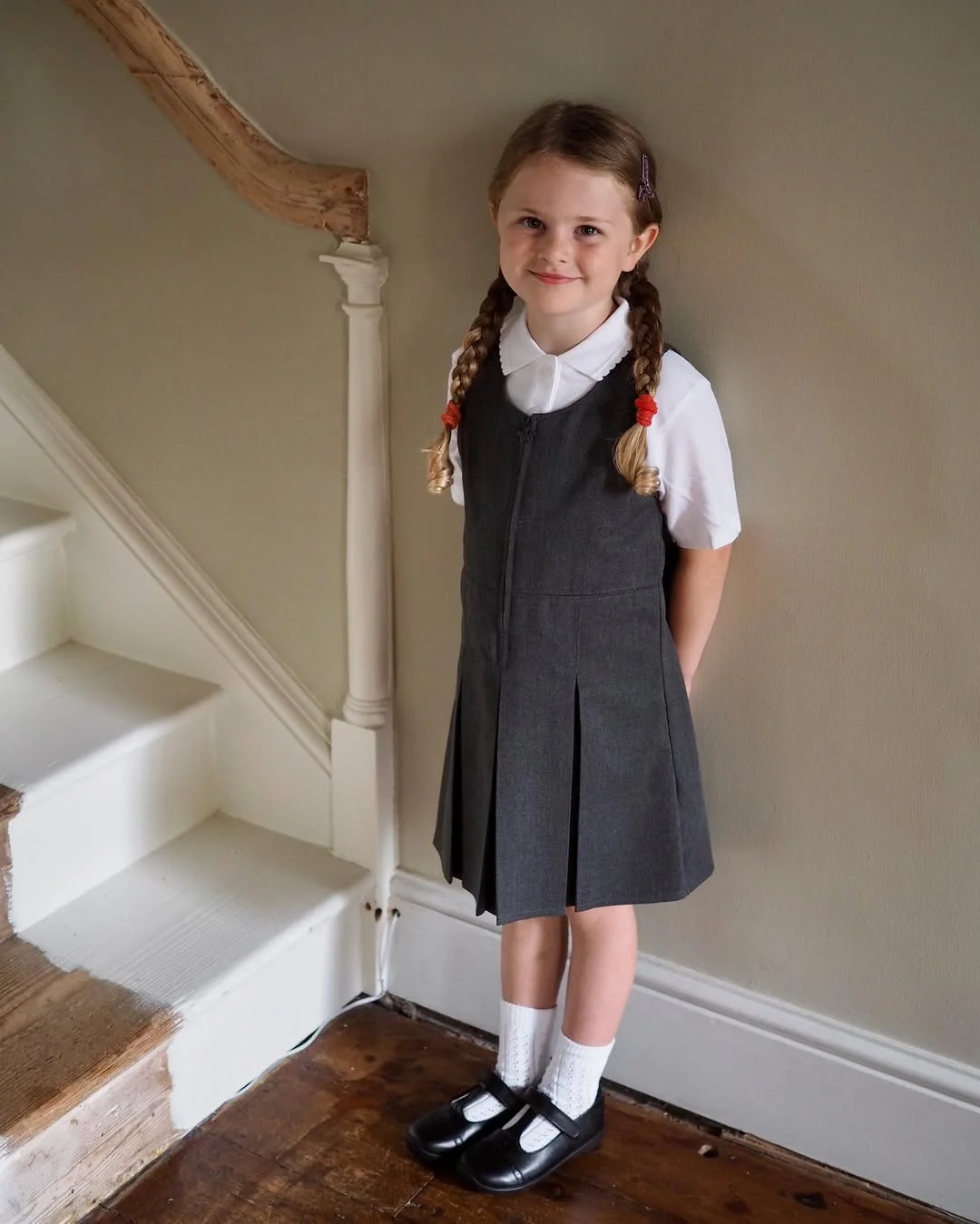 Classic School Uniform Pinafore And Mary Janes