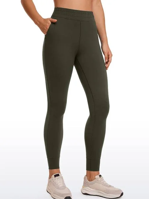 CRZ YOGA Womens Butterluxe High Waisted Joggers 27" with Pockets
