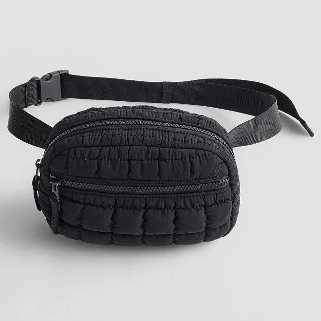 FLX Quilted Nylon Dome Belt Bag