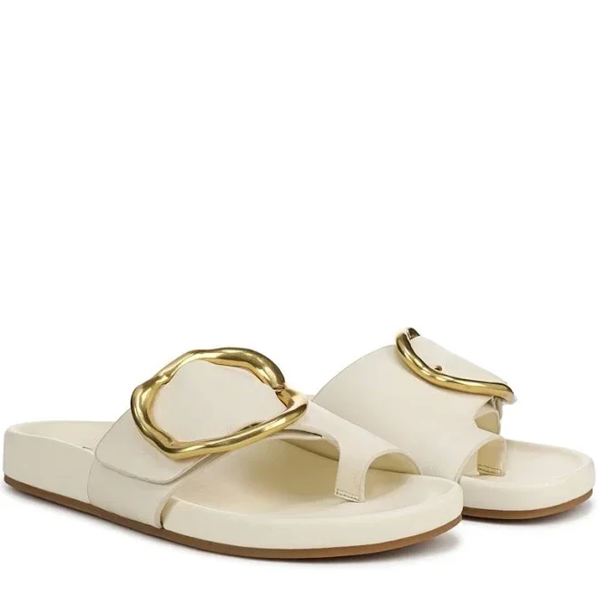 Franco Sarto Brianka Leather Slide Sandals