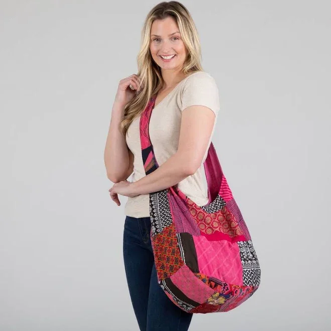 Handmade Patchwork Hobo Bag