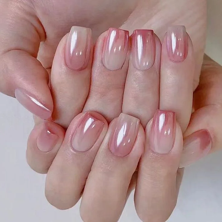 Korean Nails 2025: 19 Ideas Cute Designs For Short And Long Nails With Pink, Blue And Other Colors