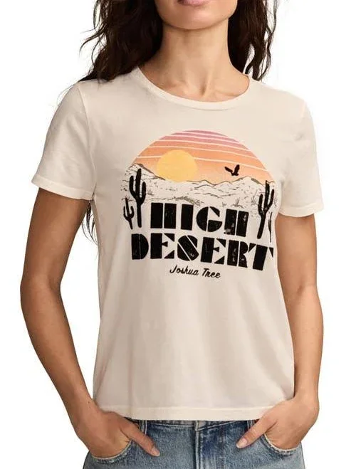 Lucky Brand Women's High Desert Classic Crew Neck T-Shirt