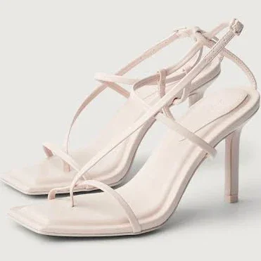 Oak + Fort Thin Strap Heeled Sandals