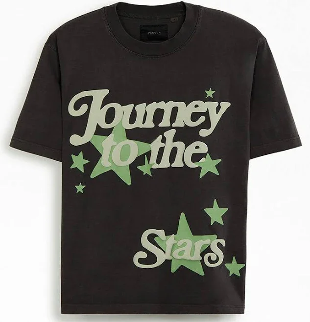 Pacsun Journey To The Stars Washed Oversized T-Shirt | Pacsun