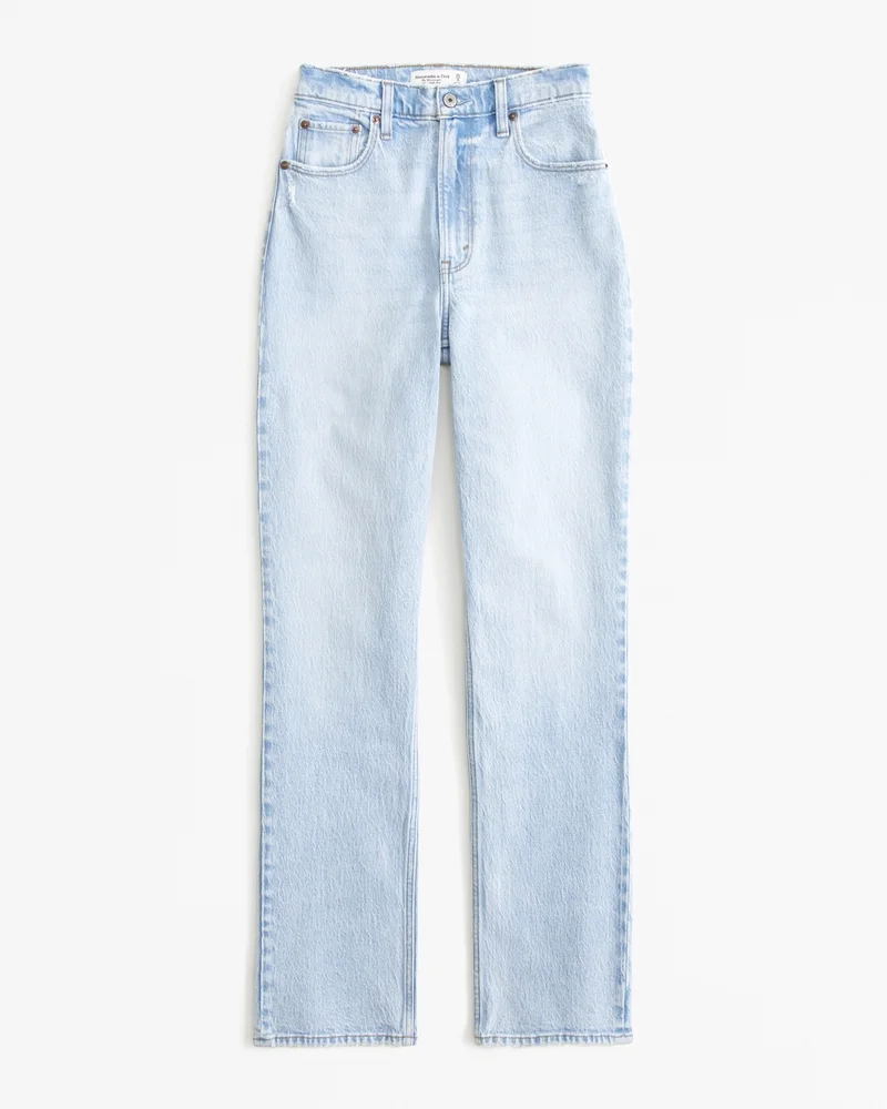 pants Abercrombie & Fitch Women's 90s Ultra High Rise Straight Jean Abercrombie & Fitch $90