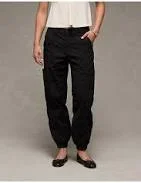 pants AE Women's Snappy Stretch High-Waisted Baggy Cargo Jogger American Eagle Outfitters $17.98