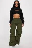 pants Fashion Nova Women's Talk It Up Oversized Cargo Pants Fashion Nova $39.99