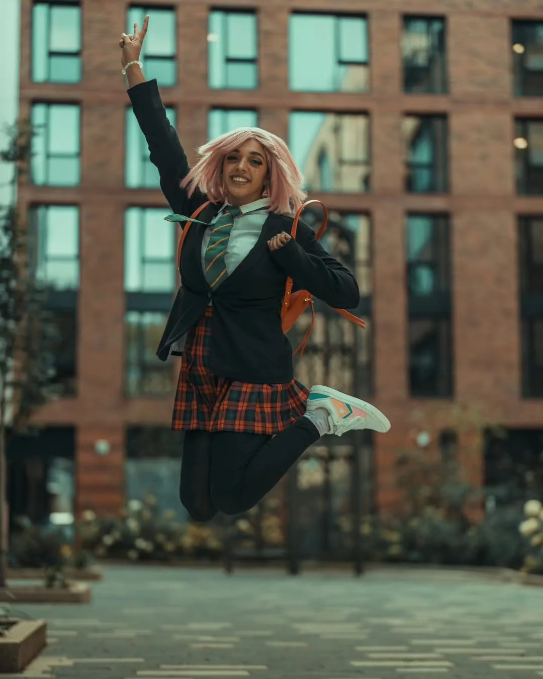 Preppy Plaid Skirt & Blazer Back To School Look