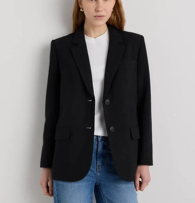 Quince Women's Oversized Italian Wool Blazer