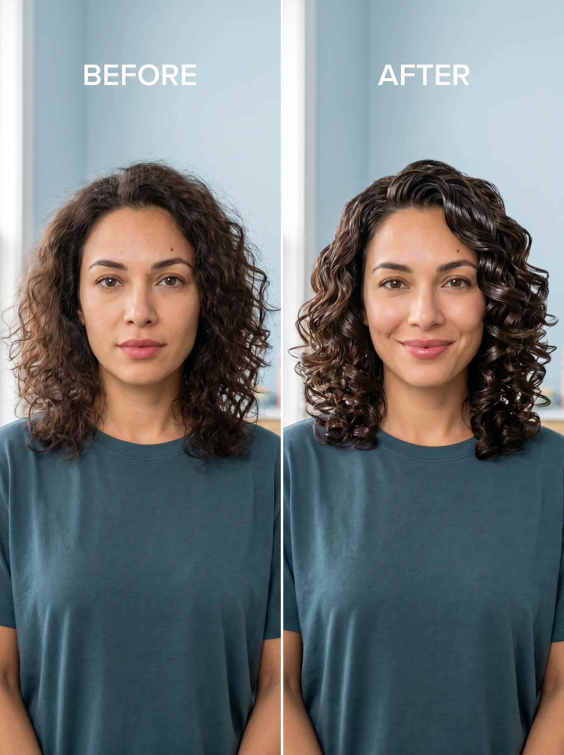 Retro-Futuristic High-Gloss Curls — summer hair curly ideas 2026 inspiration