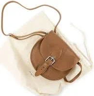 Saddle Vegan Leather Crossbody Bag