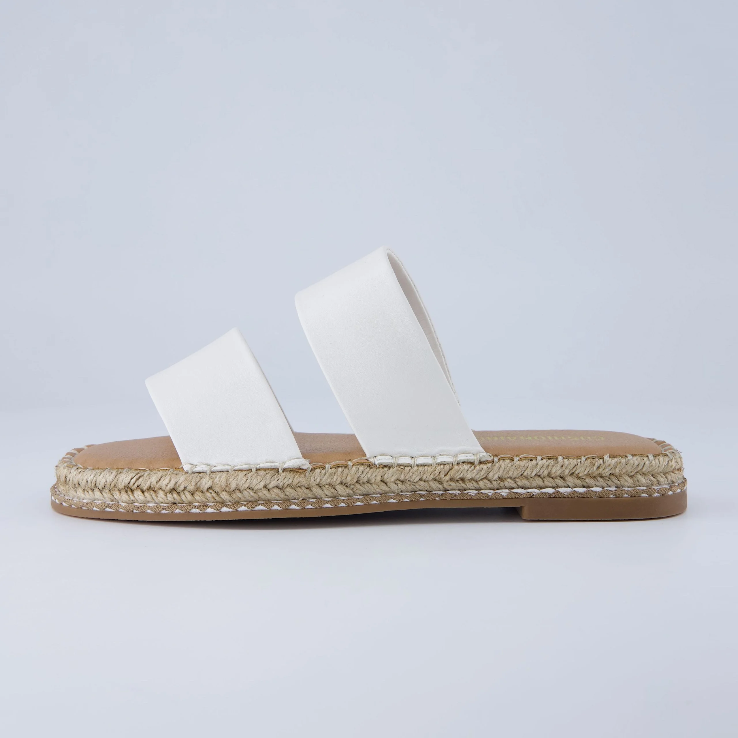 shoes Cushionaire Women's Bhendi Espadrille Slide Sandal – Double Strap with Jute-Wrapped Sole & Cushioned Footbed Cushionaire $39.99