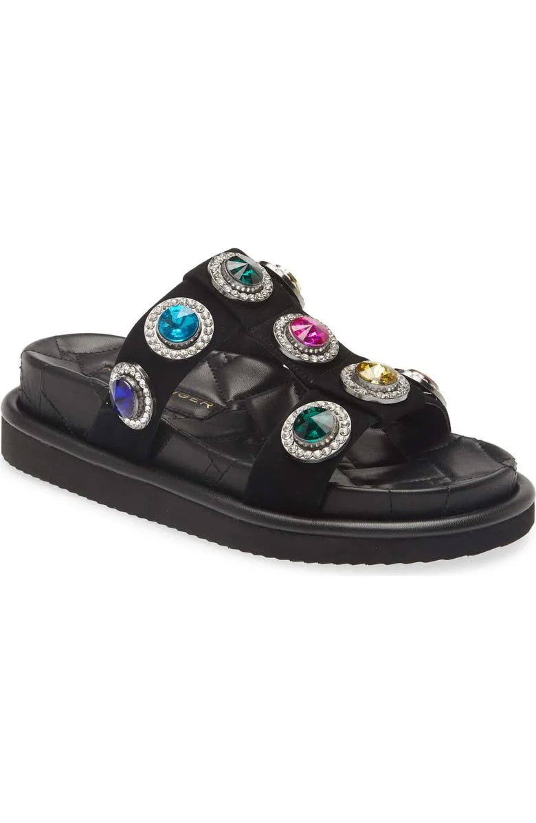 shoes KG Kurt Geiger Orson Crystal Slide Sandal Nordstrom $150