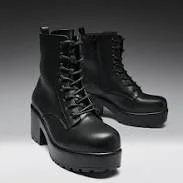 shoes Koi Melbourne Chunky Military Lace-Up Boots KOI Footwear Official $89