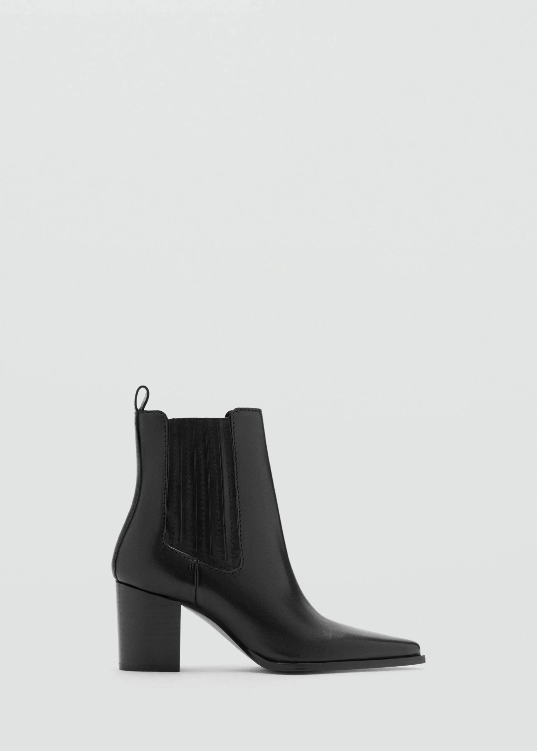 shoes MANGO Women's Leather Pointed Ankle Boots shop.mango.com $95.99